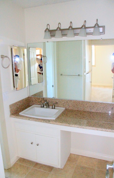 Bath Dressing Area with Granite and Marble