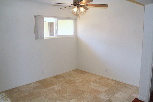 Dining Room with Imported Travertine Marble Tile