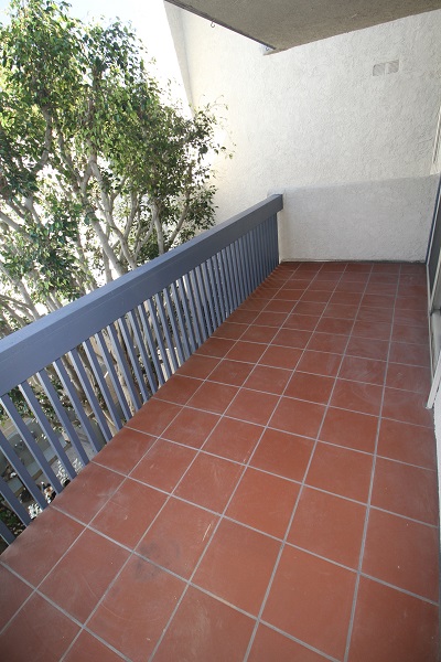 Large Balcony off Living Room with imported Terra Cotta tiles
