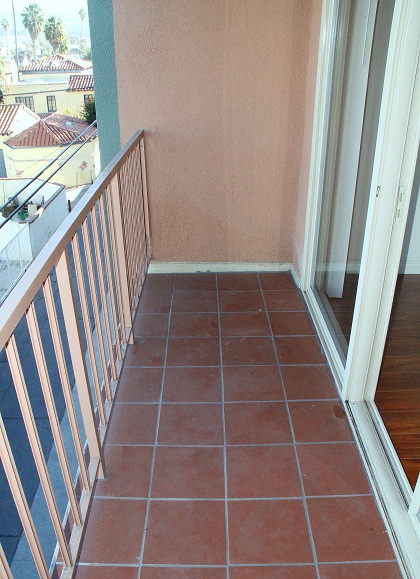 Large Balcony with Terra Cotta tile