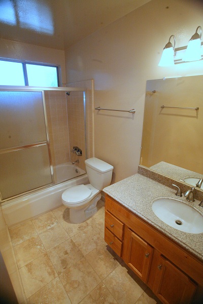 Full Bathrooms with new Granote Counters and Marble Floor