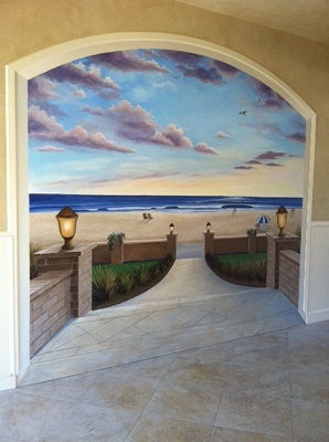 Custom Lobby Mural